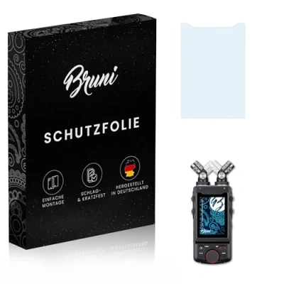 Afbeelding van Bruni Beschermfolie compatibel met Tascam Portacapture X8 Folie, zonneklaar Schermfolie (2X)