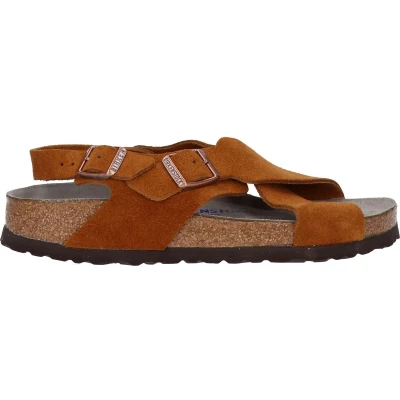 Afbeelding van Birkenstock Tulum Dames Sandalen Mink Narrow fit Bruin Suède Maat 36