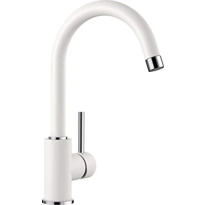 Afbeelding van BLANCO MIDA 519418 Mengkraan, Silgranit wit, hoge druk