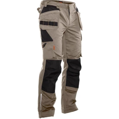 Afbeelding van Jobman Practical 2322 Werkbroek Holsterpockets Mannen Khaki/Zwart 50