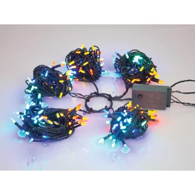 Afbeelding van Speed Light LED 220 leds veelkleurig groene kabel modulator 24 V (voor bomen tot 180 cm)