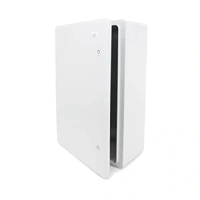 Afbeelding van ELS Elektrotechnika Schakelkast, industriële behuizing, IP65, verzinkte montageplaat, vergrendeling, deur met rondom afdichting, wandbehuizing, lege ABS kunststof, kast, 400 x 600 200 cm