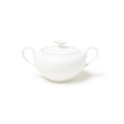 Afbeelding van Villeroy &amp; Boch Umnut Gold suikerpotje 35 cl Gebroken wit
