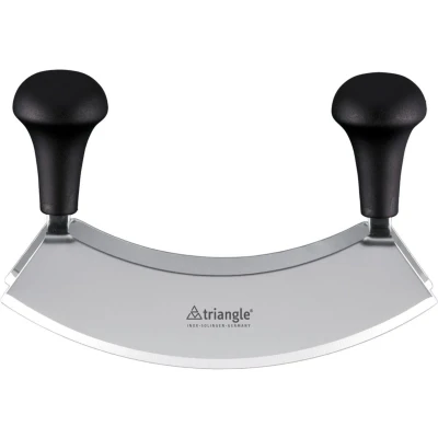 Afbeelding van Triangle Professioneel Wiegemes 23 cm Dubbelzijdig RVS Ergonomisch Handvat