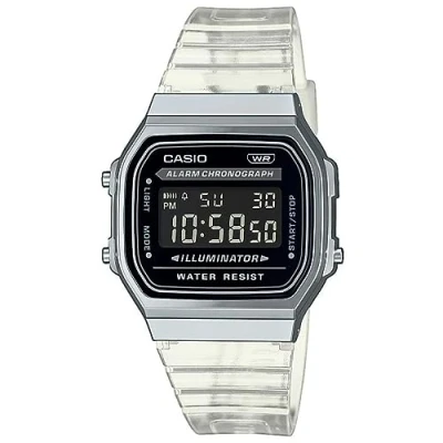 Afbeelding van Casio Unisex Digitaal horloge, Maat: One Size, White transparent