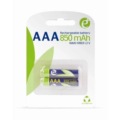 Afbeelding van Oplaadbare AAA batterijen 2 stuks 850mAh