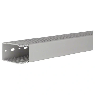 Afbeelding van Hager tehalit lkg bedradingskoker hxbxl 75x50x2000mm doorsnede 3037mm2 bodemperforatie steengrijs ral7030 lkg7505007030b