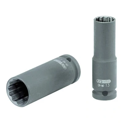 Afbeelding van KS Tools, Dopsleutel + dopmoer, 1/2&quot; stopcontact lang (1/2&quot;)