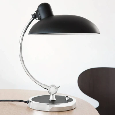 Afbeelding van FRITZ HANSEN Kaiser Idell Luxus mat zwart/chroom