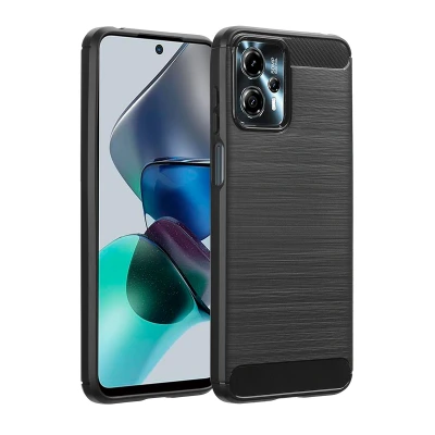 Afbeelding van Motorola Moto G23 Hoesje Siliconen en TPU (zacht) imoshion Softcase/Backcover Zwart Telefoonhoesje