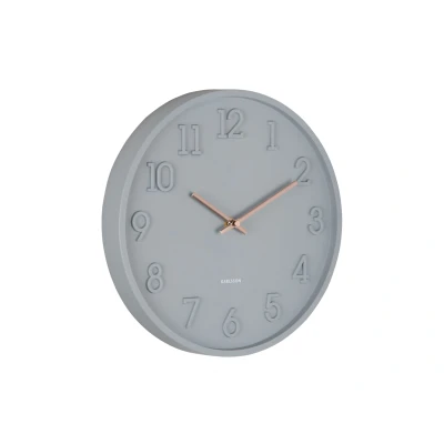Afbeelding van Karlsson Wandklok Calma Donkergrijs 3.8x30x30cm Scandinavisch