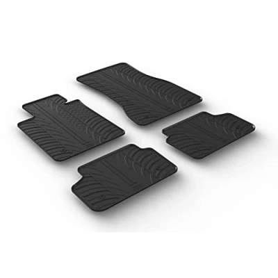 Afbeelding van Gledring Rubbermatten passend voor BMW 5 Serie G30/G31 2017 (T profiel 4 delig + montageclips)