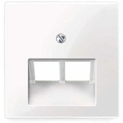 Afbeelding van Merten 296119 UAE , IAE ISDN contactdoos Afdekking System M, 1 M Smart, Plan, Creativ Polar wit (glanzend)