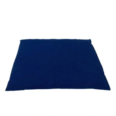 Afbeelding van ATC Handels GmbH Kersenpitkussen, 25 x 30 cm, blauw, korrelkussen, natuurlijke kersenpitten, ontspanningskussen voor warmte en koudetherapie, Made in EU