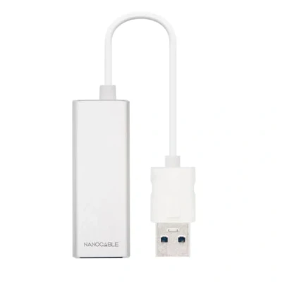Afbeelding van Stevige UTP netwerkkabel categorie 6 NANOCABLE USB 3.0/RJ 45, 0.15m