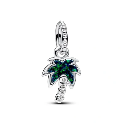 Afbeelding van Pandora 793352C01 Palm Tree Hangende Bedel inStock horloge BlauwGroenZilverkleur