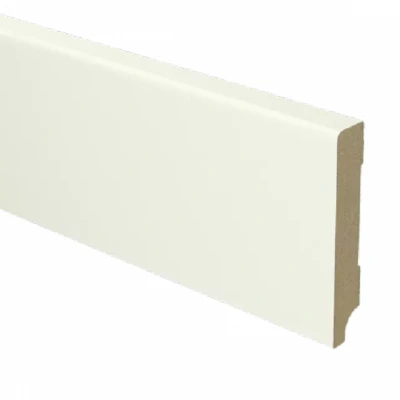Afbeelding van MDF Plint Recht 90x15 mm RAL9010