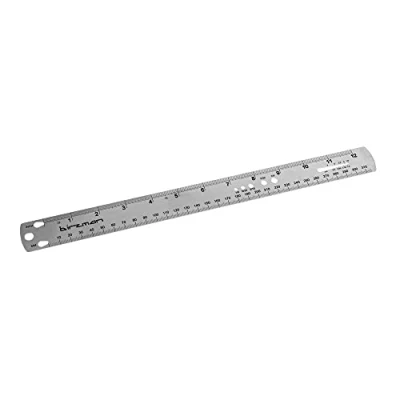 Afbeelding van Birzman Unisex&#039;s Spoke Ruler Gereedschap, Zilver, One Size