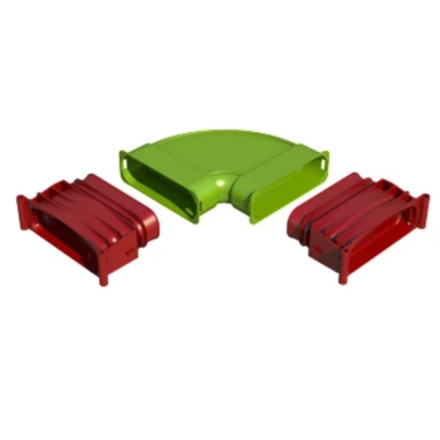 Afbeelding van Ubbink air excellent ae45sc bocht 90 horizontaal set 0188544