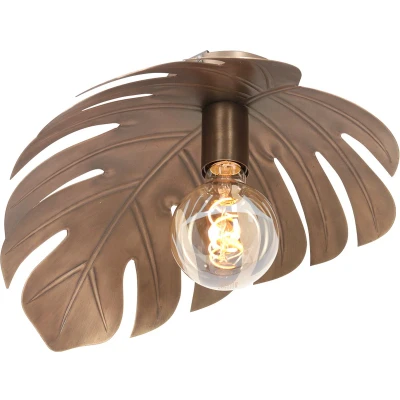 Afbeelding van Steinhauer Plafondlamp Feuilleter L 38 cm brons