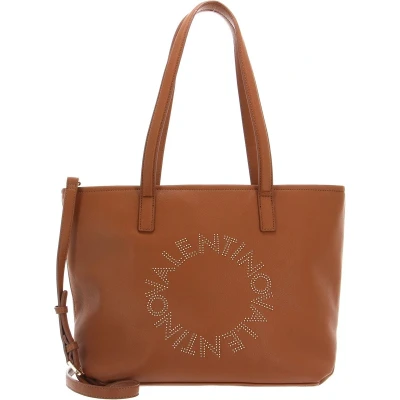 Afbeelding van VALENTINO Shopper Schoudertas Pie Re Shopping Bag Cuoio Bruine