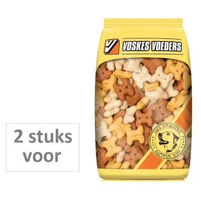 Afbeelding van 2 stuks! hondenvoer kluifjes 4 mix Voskes