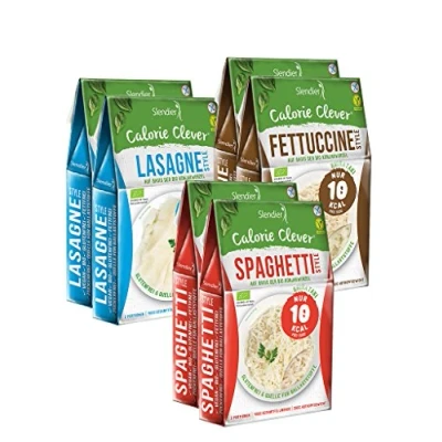 Afbeelding van Slendier Shirataki Bio Konjak Dutch proefpakket caloriearm, shirataki, glutenvrij, 6 x 250 g