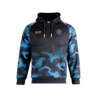 Afbeelding van SSC NAPOLI All over capuchontrui, EA7, officieel product, lange mouwen, 2024/2025, S