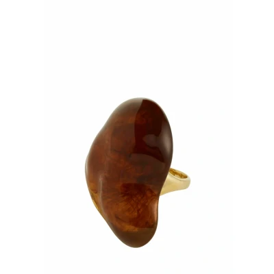 Afbeelding van Pilgrim LIAN Ring goldcoloured, Dames, Maat: One Size, Gold coloured