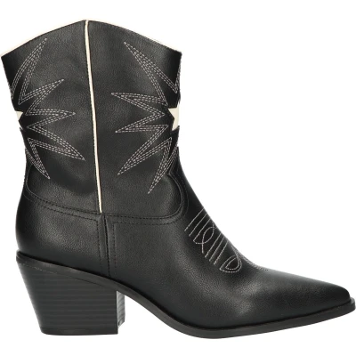 Afbeelding van La Strada Western bootie zwart dames maat 39
