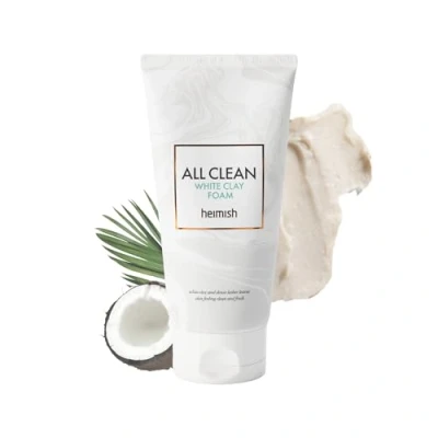 Afbeelding van All Clean White Clay Foam Heimish Koreaanse gezichtsreiniger Cleanser