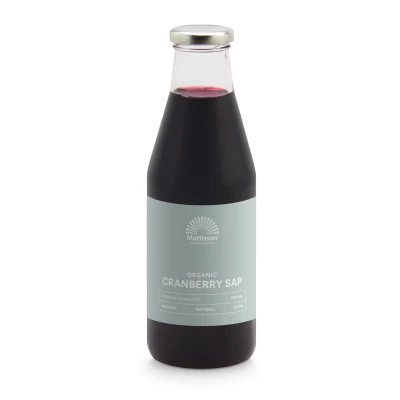 Afbeelding van Mattisson HealthStyle Biologisch Cranberrysap 750ML