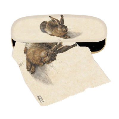 Afbeelding van Fridolin hardcase brillenkoker met doekje Dürer Hare