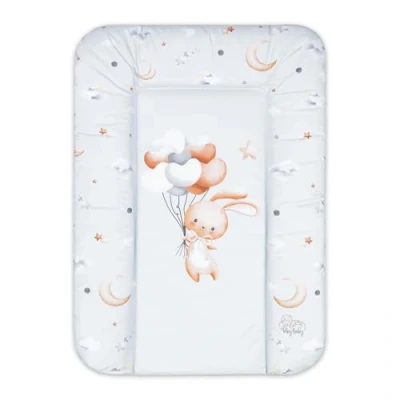 Afbeelding van Aankleedkussen, babycommode 70 x 50 cm zacht aankleedmat waterdicht aankleedkussen Konijn