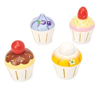 Afbeelding van Houten Cupcakes (4 stuks)