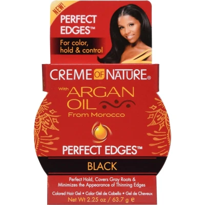 Afbeelding van Creme Of Nature Argan Oil Perfect Edges Black 64 gr