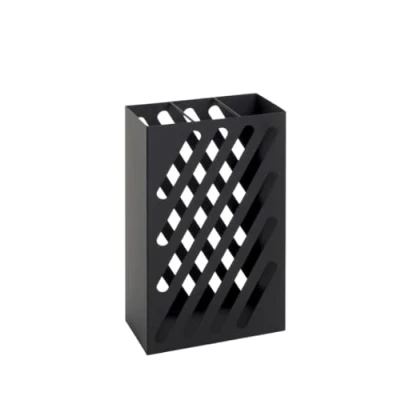 Afbeelding van HAKU Möbel paraplubak, metaal, zwart, B 30 x D 16 H 48 cm