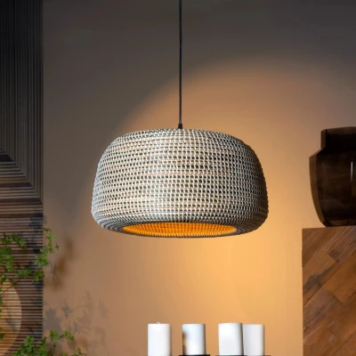 Afbeelding van Lucide MADUKA Hanglamp 1xE27 Bruin