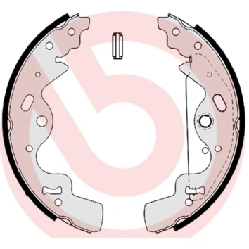 Afbeelding van Brembo Remschoen set S 44 506