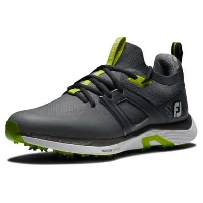 Afbeelding van Footjoy Hyperflex Golfschoenen voor heren, kolengrijs/limoen, 39 EU