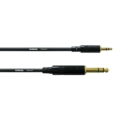Afbeelding van Cordial Mini Jack 3.5/Jack 6.3 stéréo 1.5m