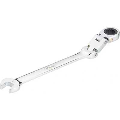 Afbeelding van Vigor V6752 9 Ringratelsteeksleutel met scharnier mm