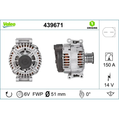Afbeelding van Valeo Alternator/Dynamo 439671
