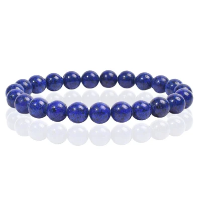 Afbeelding van Natuursteen Armband met 8mm Kralen Memphis Lapis Lazuli