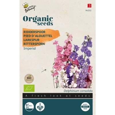 Afbeelding van Ridderspoor Imperial (Delphinium) Buzzy Organic (BIO)