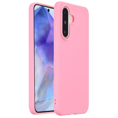 Afbeelding van Samsung Galaxy A56 Hoesje Siliconen en TPU (zacht) imoshion Softcase/Backcover Roze Telefoonhoesje