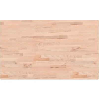 Afbeelding van Wastafelblad 100x60x2,5 cm massief beukenhout