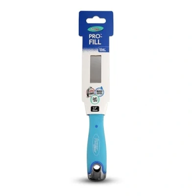 Afbeelding van Axus Decor Roestvrij staal flexibel vulmes 1,5 inch/38 mm, plamuurmes voor professionele en doe het zelf projecten anti roest mes rubberen handvat