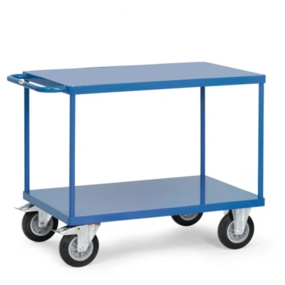 Afbeelding van fetra 2402B Tafelwagen Staal Poedercoating Laadvermogen (max.): 500 kg Stralend blauw (RAL 5007)