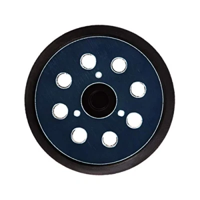 Afbeelding van 1 x SabreCut OSSCPM125MH 125mm Medium Hard 8 Gat Willekeurige Orbitale Sander Haak &amp; Loop Backing Pad Compatibel met Makita M9204 BO5030 BO5031 DBO180Z BO8041 DBO180RMJ BO5041 BO5010 BO5011 BO5 BO50111 5012